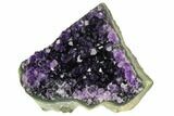 Dark Purple, Amethyst Crystal Cluster - Uruguay #122094-1